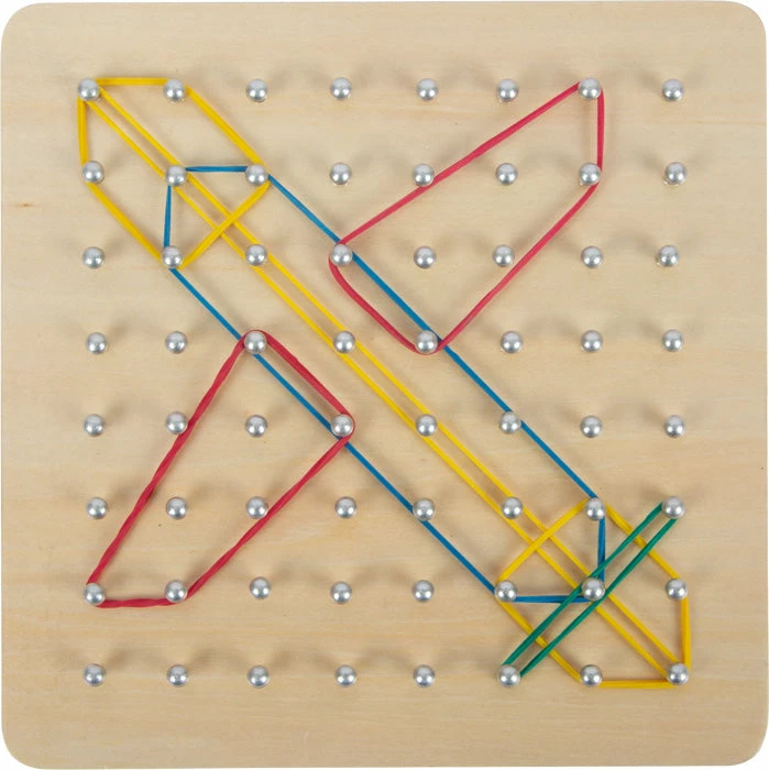 Educational Resources Small Foot - Geoboard Made Of Wood