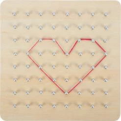 Educational Resources Small Foot - Geoboard Made Of Wood