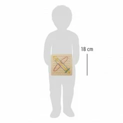 Educational Resources Small Foot - Geoboard Made Of Wood