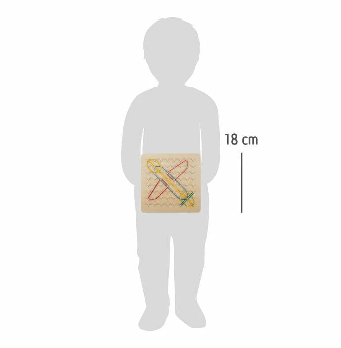 Educational Resources Small Foot - Geoboard Made Of Wood