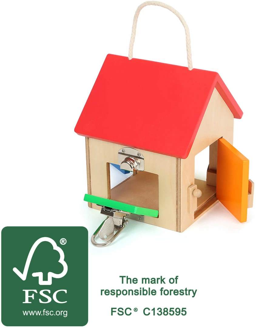 Toddler Toys Small Foot - Compact Lock House