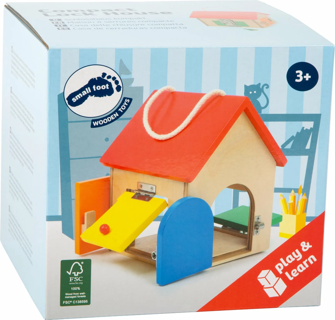 Toddler Toys Small Foot - Compact Lock House