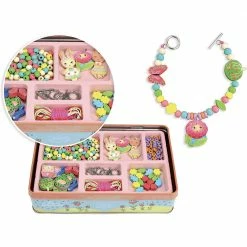 Educational Resources VILAC - Wooden Beads In Metal Box - Garden