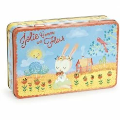 Educational Resources VILAC - Wooden Beads In Metal Box - Garden