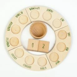 Toddler Toys GRAPAT - Perpetual Calendar Without Nins®