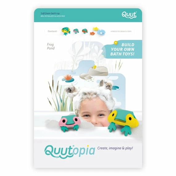QUUT - Quutopia - Frog Pond Bath Toys