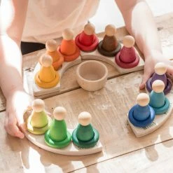 Toddler Toys GRAPAT - 12 Rings Waldorf