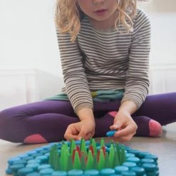 Open-Ended Play GRAPAT - Mandala Small Blue Coins