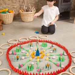 GRAPAT - Mandala Small Green Cones