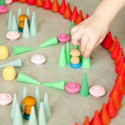 GRAPAT - Mandala Small Green Cones