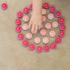 GRAPAT - Mandala Pink Flowers Open-Ended Play