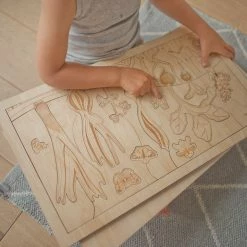 STUKA PUKA - Secret Garden Wooden Puzzle Toddler Toys
