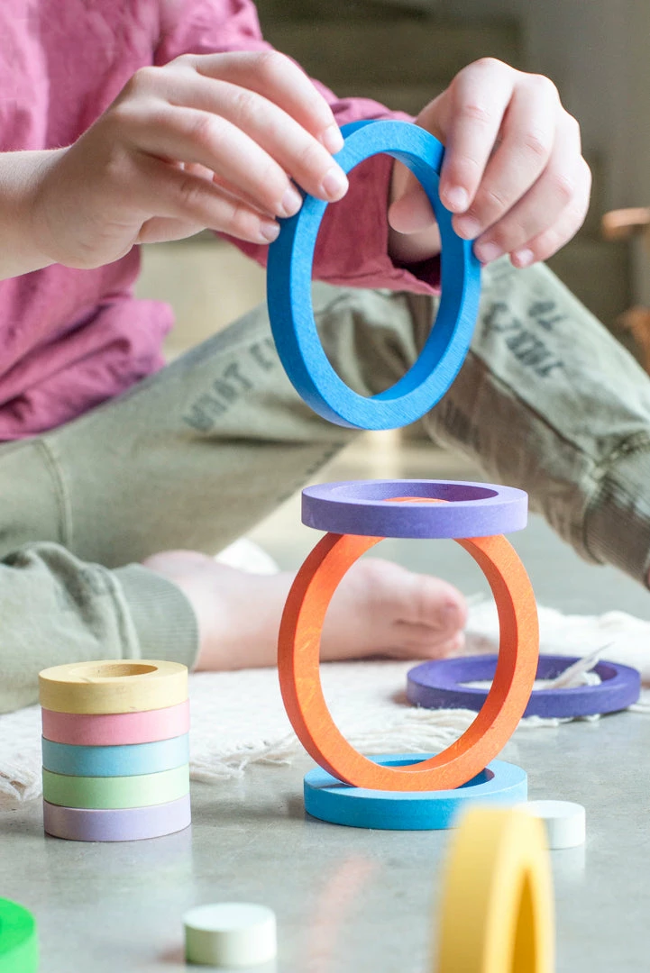 GRAPAT - Nest Rings Open-Ended Play