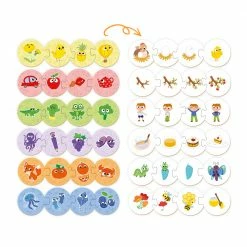 MON PUZZLES - Puzzle 4 Elements - A Colourful Fun Toddler Toys