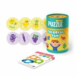 MON PUZZLES - Puzzle 4 Elements - A Colourful Fun Toddler Toys