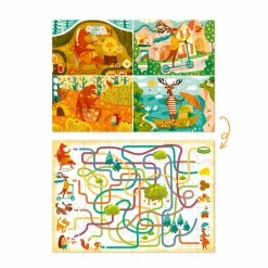 MON PUZZLES - 50pcs - OBSERVATION Puzzle - Animals And Seasons