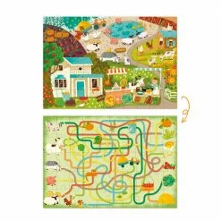 MON PUZZLES - 50pcs - OBSERVATION Puzzle - Farm Tales