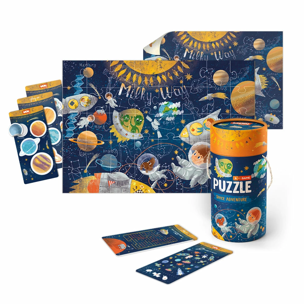 MON Puzzles MON PUZZLE - 40pcs Puzzle & Game - Space Adventure