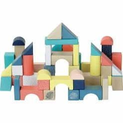 VILAC - 54pcs Wooden Blocks In Barrel