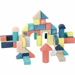 VILAC - 54pcs Wooden Blocks In Barrel
