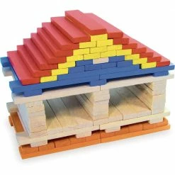 VILAC - 100 Coloured Wood Pieces Set