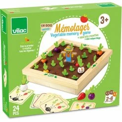 VILAC - Vegetables Garden Memory Game Games & Puzzles
