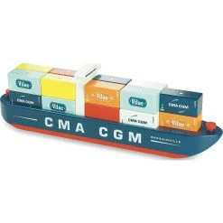 Miniature Play Worlds VILAC - Vilacity Container Ship With Magnetic Blocks