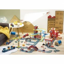 Miniature Play Worlds VILAC - Vilacity Container Ship With Magnetic Blocks