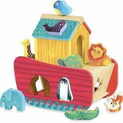 Toddler Toys VILAC - Animals Ark Shape Sorter