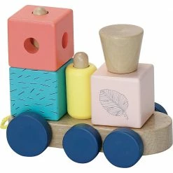 Toddler Toys VILAC - Wooden Stacking Train Set