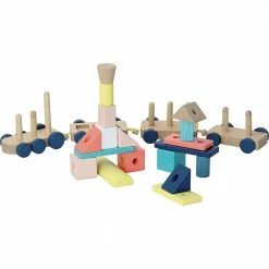 Toddler Toys VILAC - Wooden Stacking Train Set