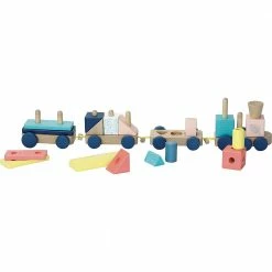 Toddler Toys VILAC - Wooden Stacking Train Set
