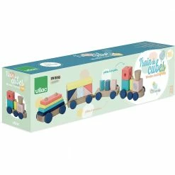 Toddler Toys VILAC - Wooden Stacking Train Set