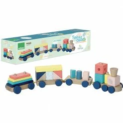 Toddler Toys VILAC - Wooden Stacking Train Set