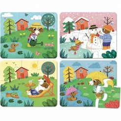 VILAC - Four Seasons Wooden Puzzle