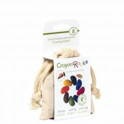 CRAYON ROCKS - 8 Natural Soy Wax Crayons (Stimulating Tripod Grip)