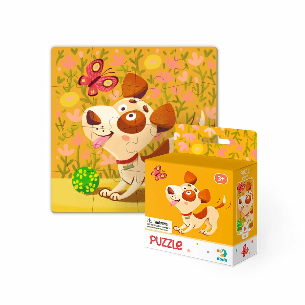 Games & Puzzles DODO TOYS - 16pcs - Puzzle - Puppy