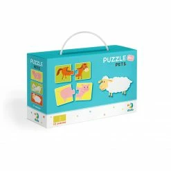 DODO TOYS - 2 Elements - Puzzle - Pets Toddler Toys