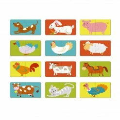 DODO TOYS - 2 Elements - Puzzle - Pets Toddler Toys