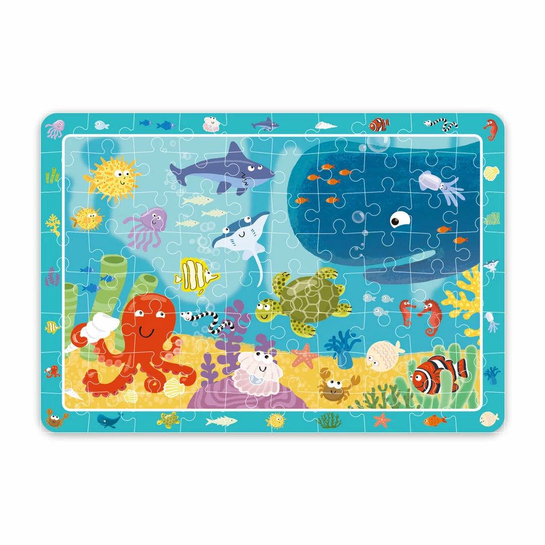 DODO TOYS - 80pcs - Observation Puzzle - Underwater