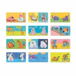 DODO TOYS - 2 Elements - Puzzle - Opposites Toddler Toys