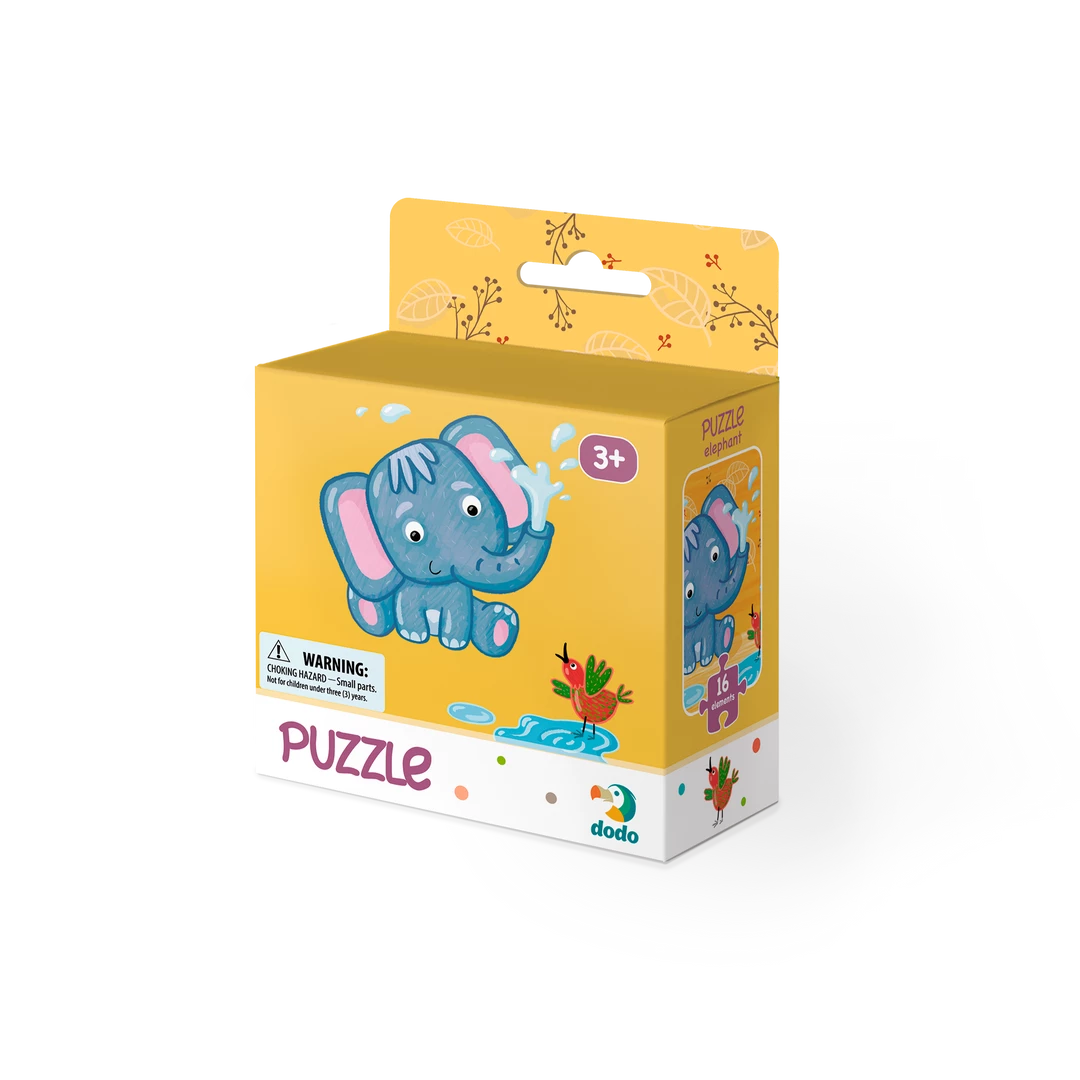 DODO TOYS - 16pcs - Puzzle - Elephant Games & Puzzles