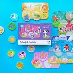 DODO TOYS - Lotto Game - Animals And Habitats Toddler Toys