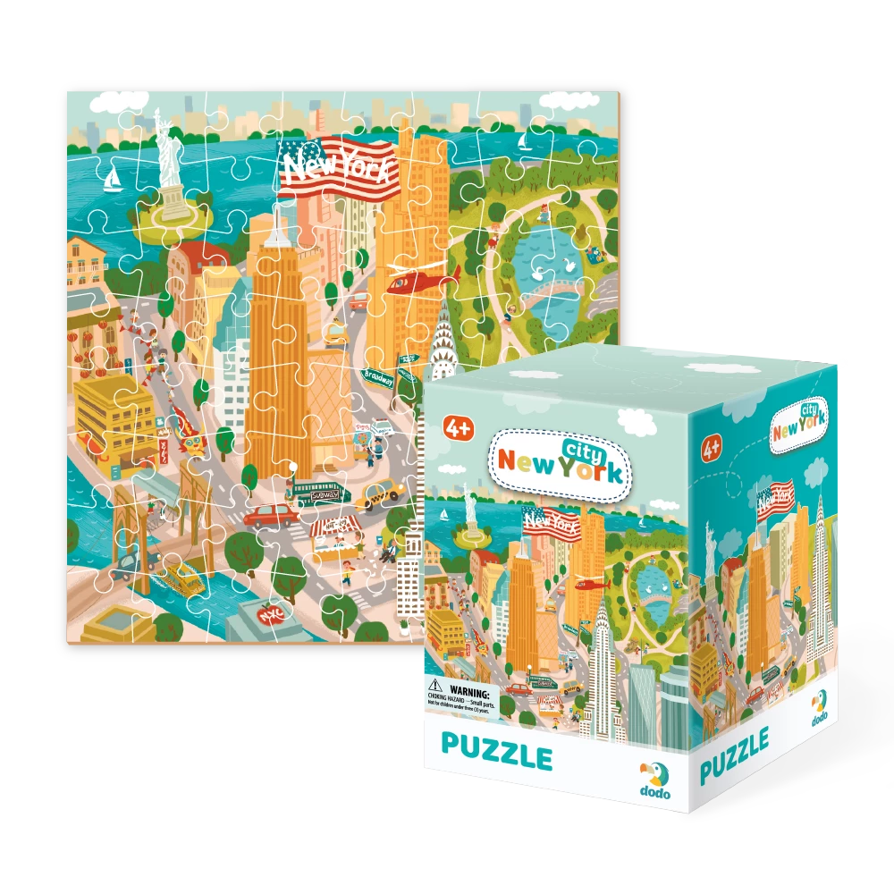 DODO TOYS - 64pcs - Puzzle - New York City Games & Puzzles