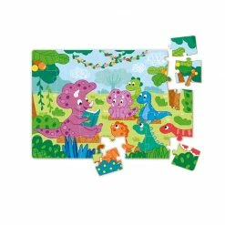 DODO TOYS - 35pcs - Puzzle Mini - Dino And His Friends