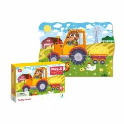 DODO TOYS - 30pcs - Puzzle - Teddy Farmer Games & Puzzles