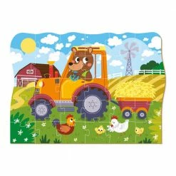 DODO TOYS - 30pcs - Puzzle - Teddy Farmer Games & Puzzles