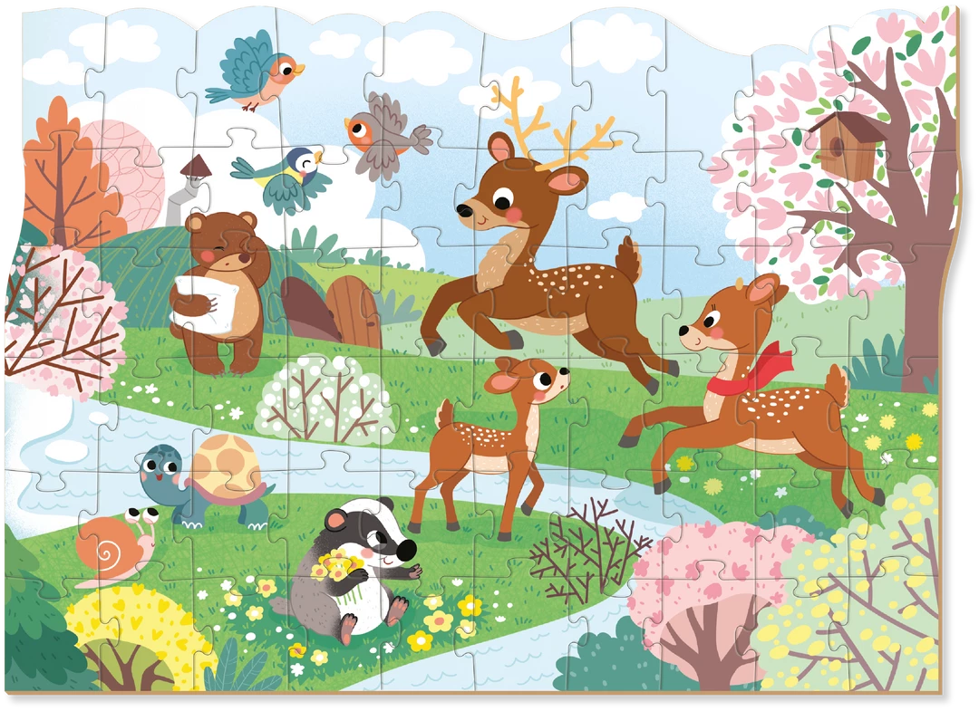 DODO TOYS - 60pcs - Puzzle - Seasons Spring Blossom Games & Puzzles