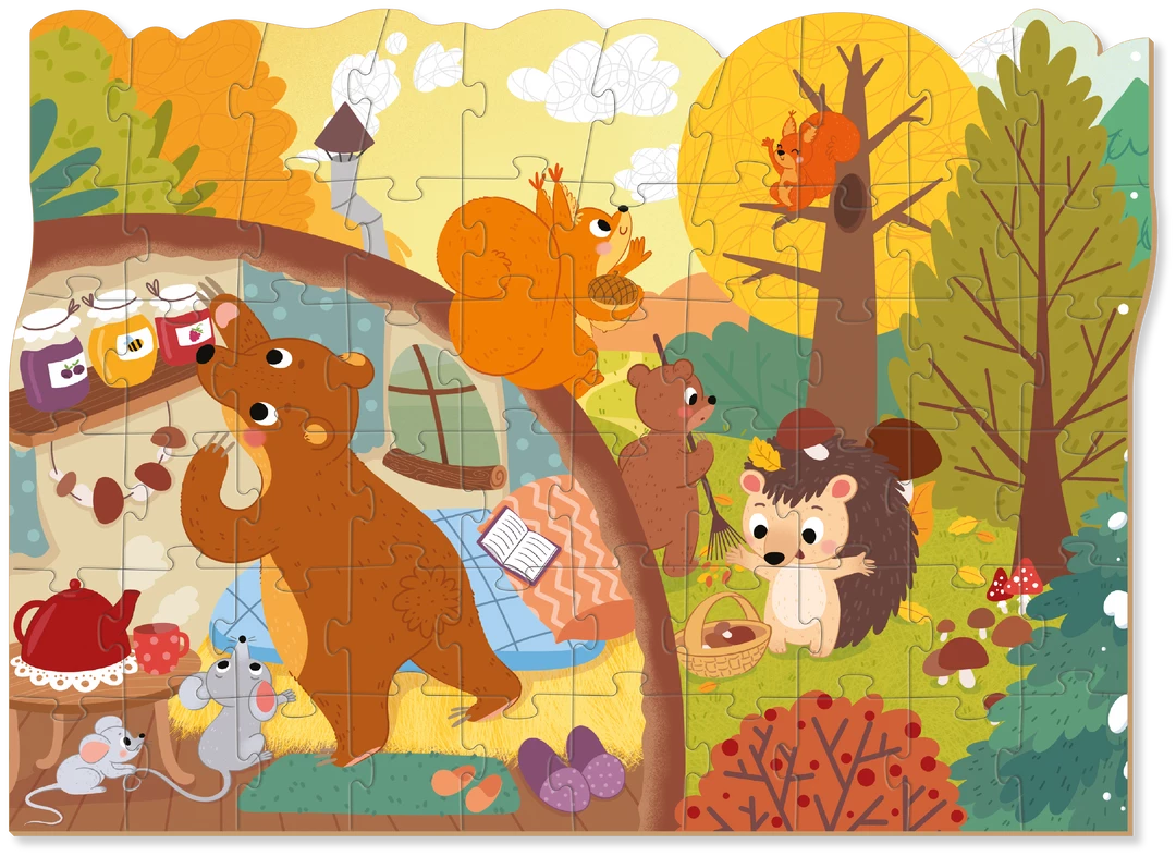 DODO TOYS - 60pcs - Puzzle - Seasons Harvest Time