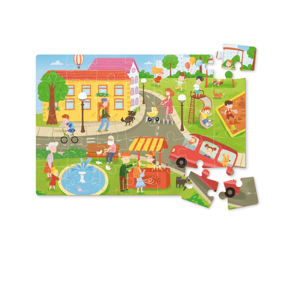 DODO TOYS - 35pcs - Puzzle Mini - Summer Town